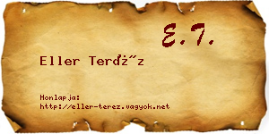 Eller Teréz névjegykártya