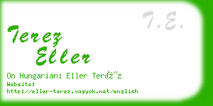 terez eller business card